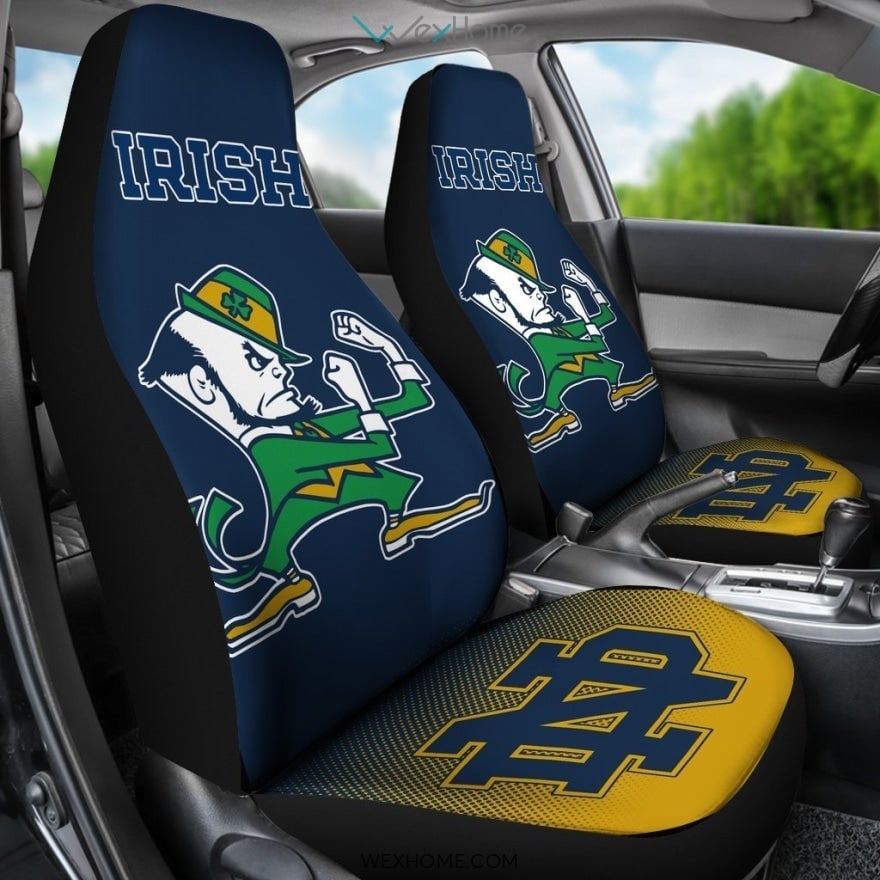 New Fashion Fantastic Notre Dame Fighting Irish Car Seat Covers