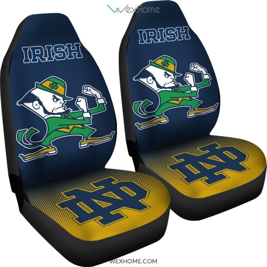 New Fashion Fantastic Notre Dame Fighting Irish Car Seat Covers