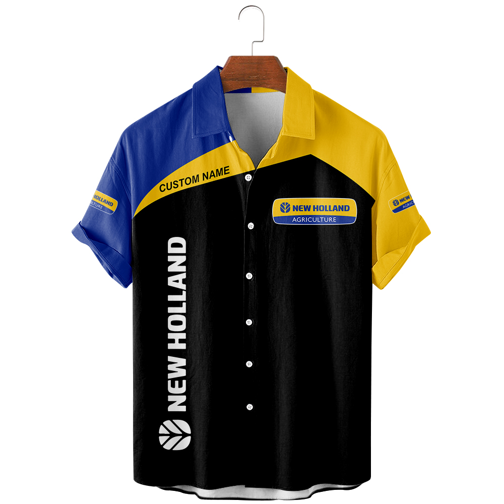 New Holland Agriculture Full Printing T-Shirt, Hoodie, Zip, Bomber, Button Shirt