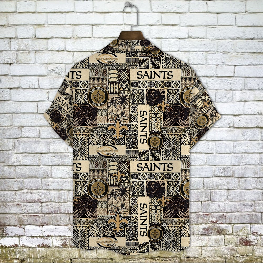 New Orleans Saints 2023 AOP Hawaiian Shirt V12