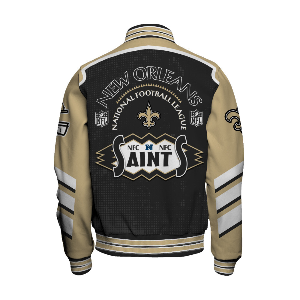 New Orleans Saints - Relentless Determination Unisex Varsity Jacket