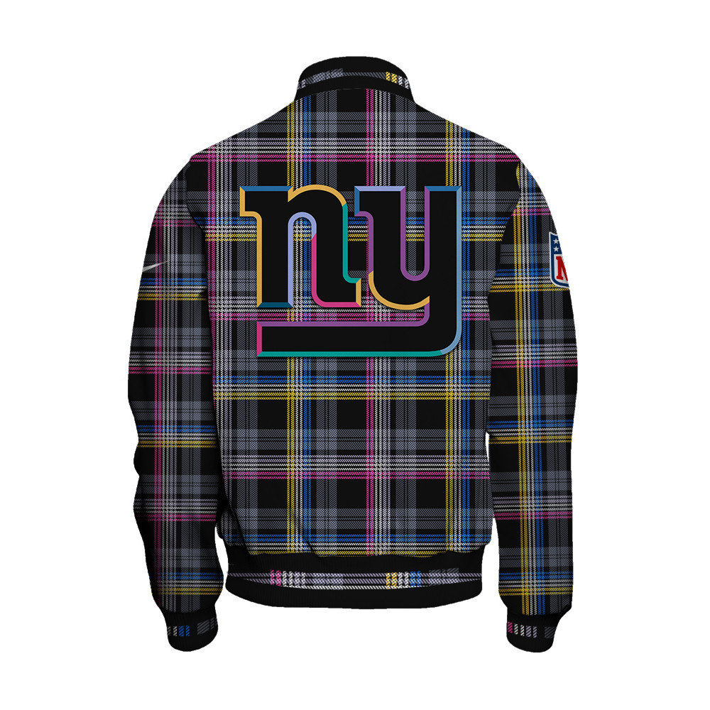 New York Giants National Football League Crucial Catch Unisex Varsity Jacket