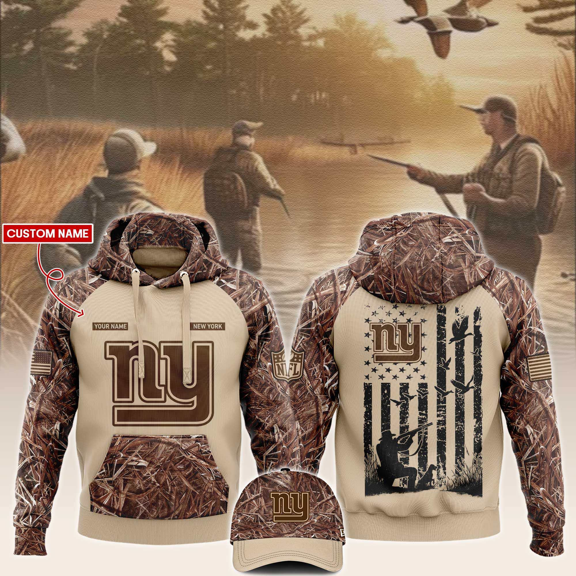 New York Giants x Hunting Hoodie V2
