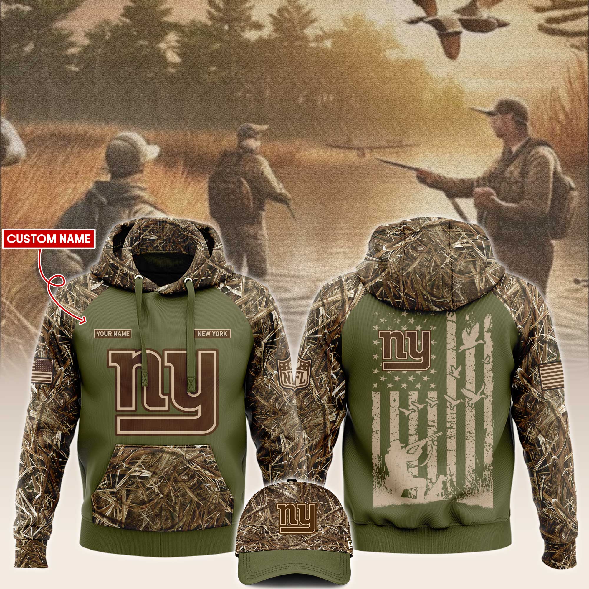 New York Giants x Hunting Hoodie V2
