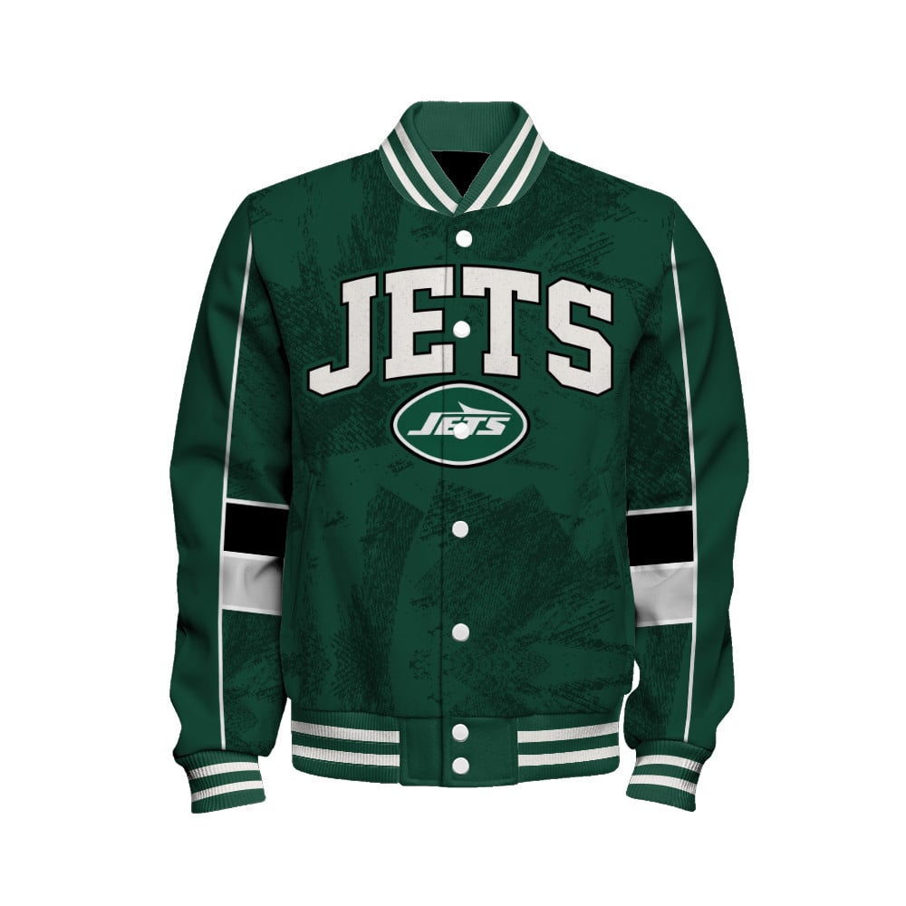 New York Jets - Cheering Symbols Unisex Varsity Jacket
