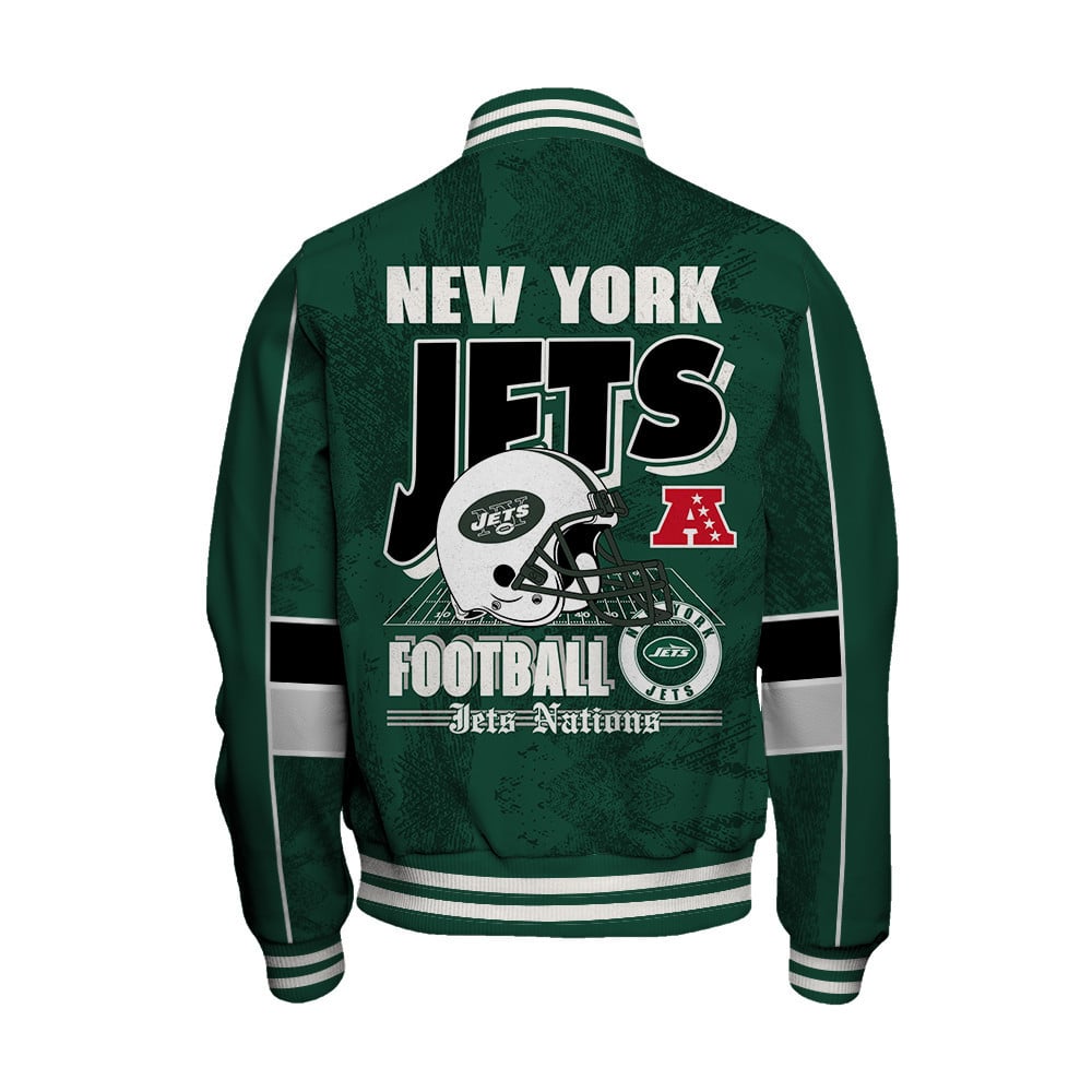 New York Jets - Cheering Symbols Unisex Varsity Jacket