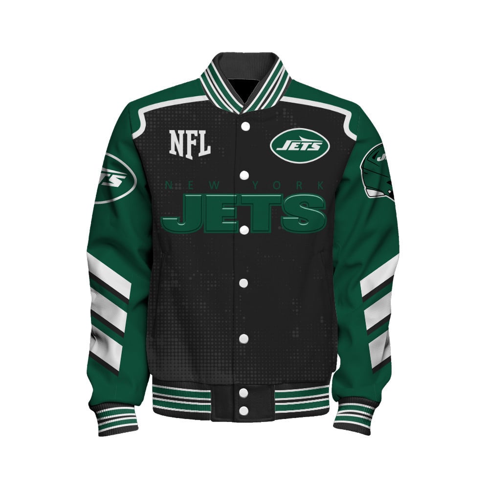 New York Jets - Relentless Determination Unisex Varsity Jacket