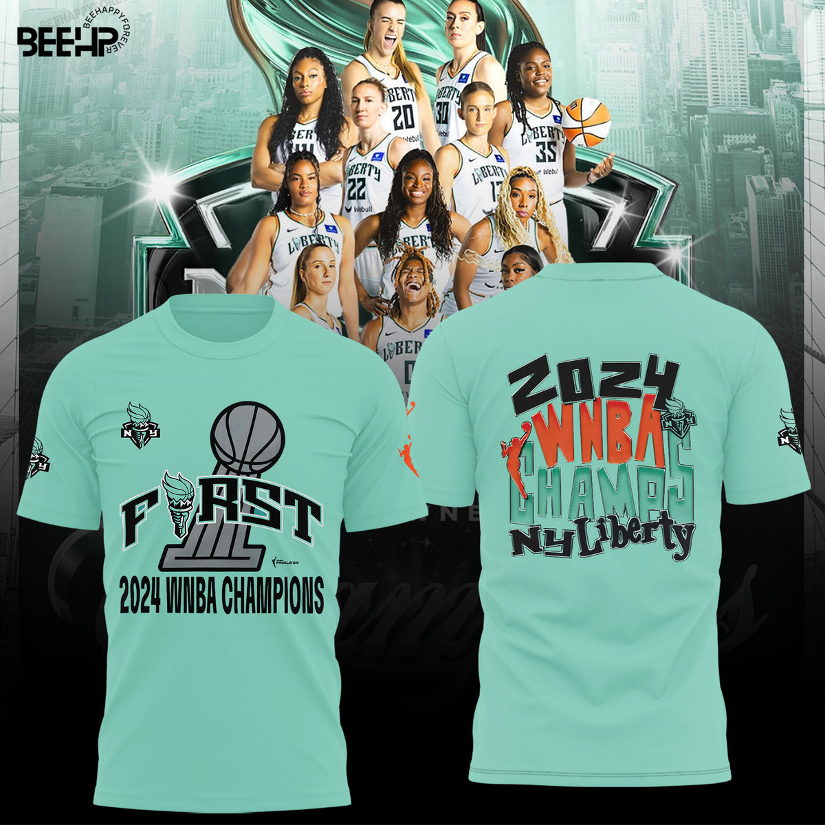 New York Liberty WNBA Finals Champions Shirt