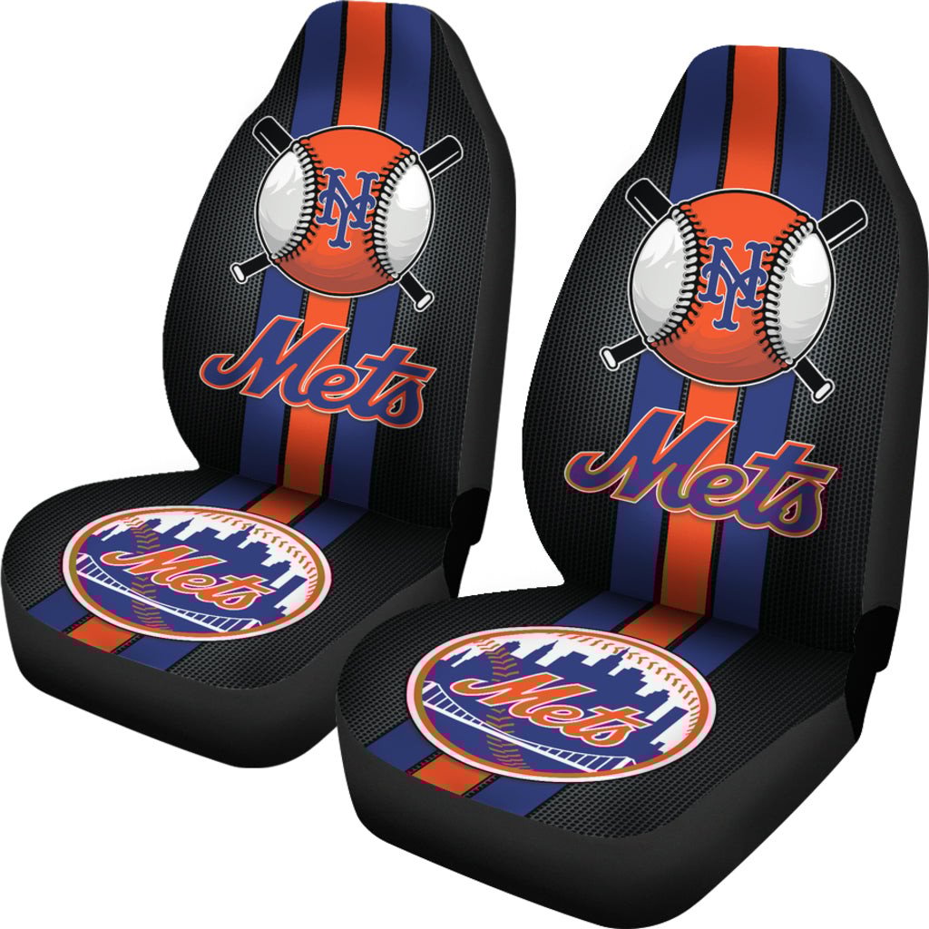 New York Mets Car Seat Covers MBL Baseball Ph220914-19