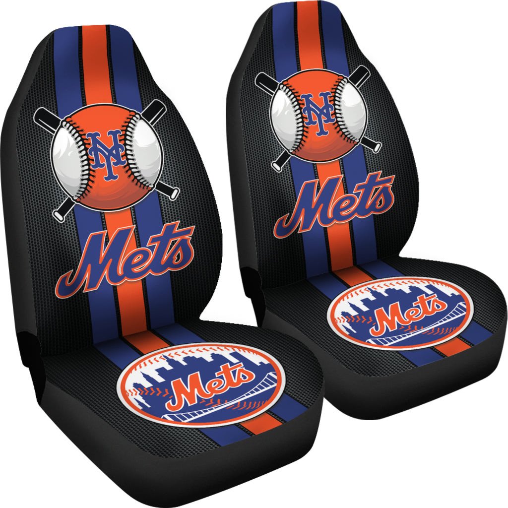 New York Mets Car Seat Covers MBL Baseball Ph220914-19