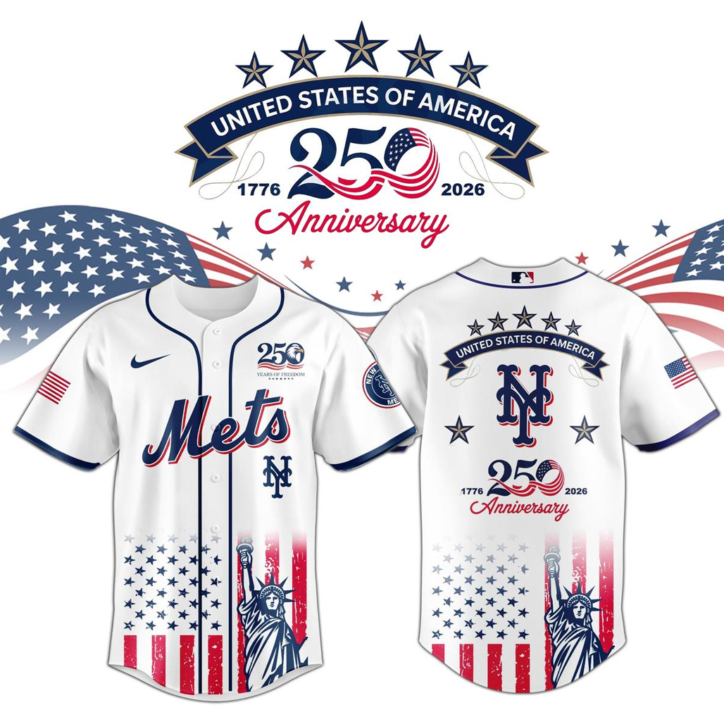 New York Mets x America’s 250th Anniversary 2026 Baseball Jersey