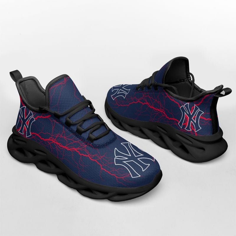 New York Yankees Lightning Pattern Max Soul Shoes NEW020551