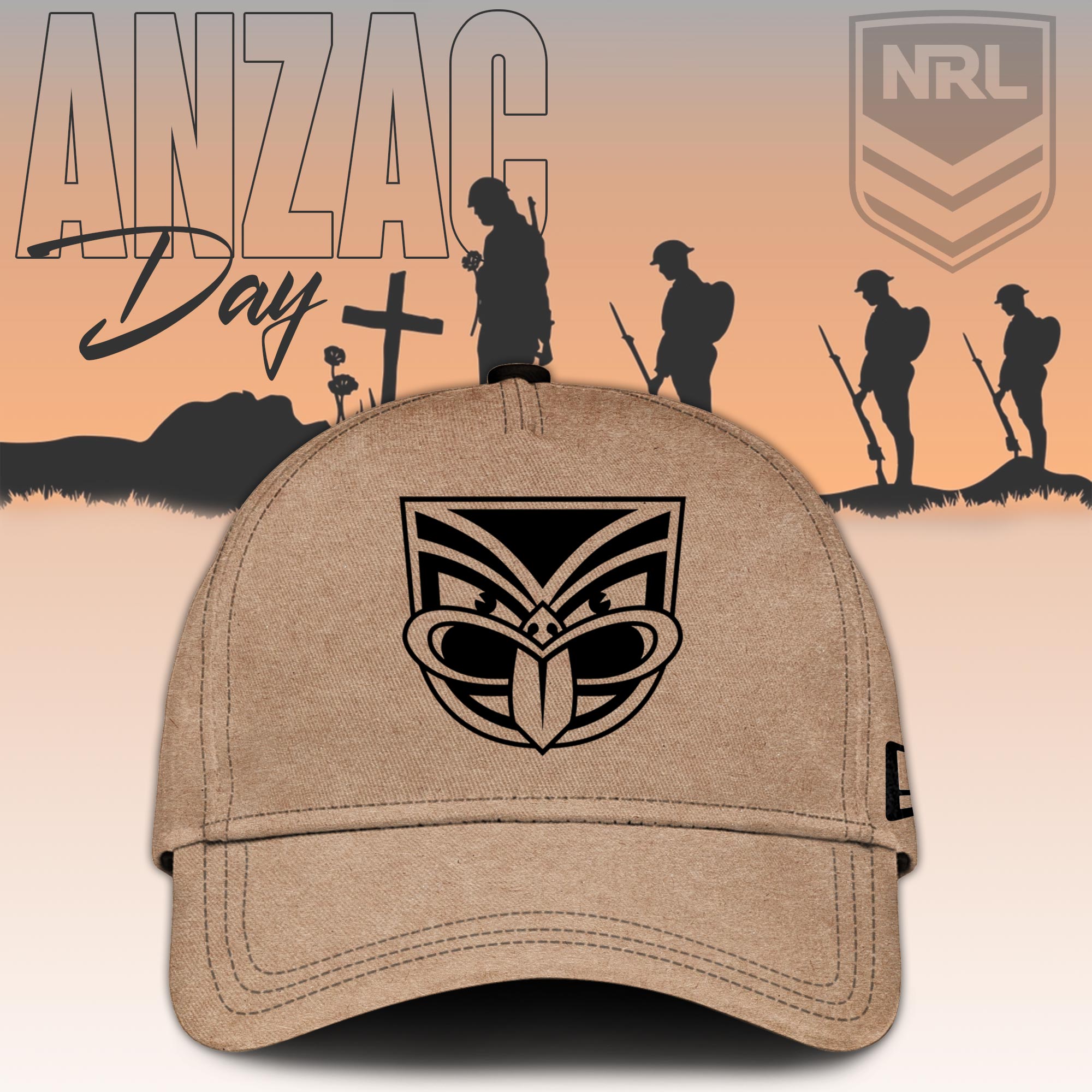 New Zealand Warriors Anzac Round Unisex Hoodie V2