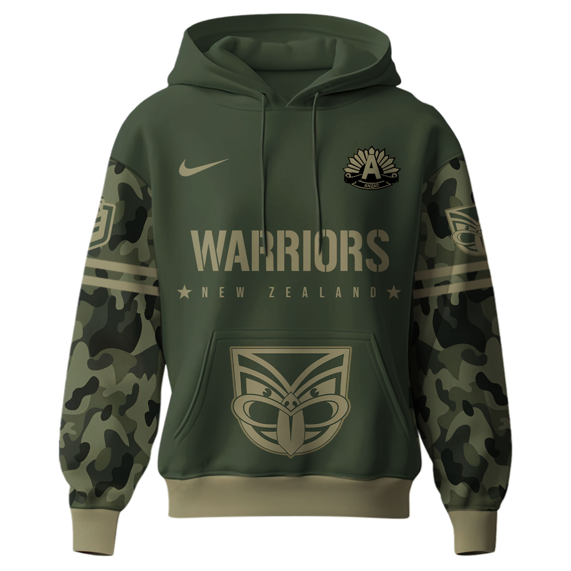 New Zealand Warriors x Anzac Day Hoodie 2025