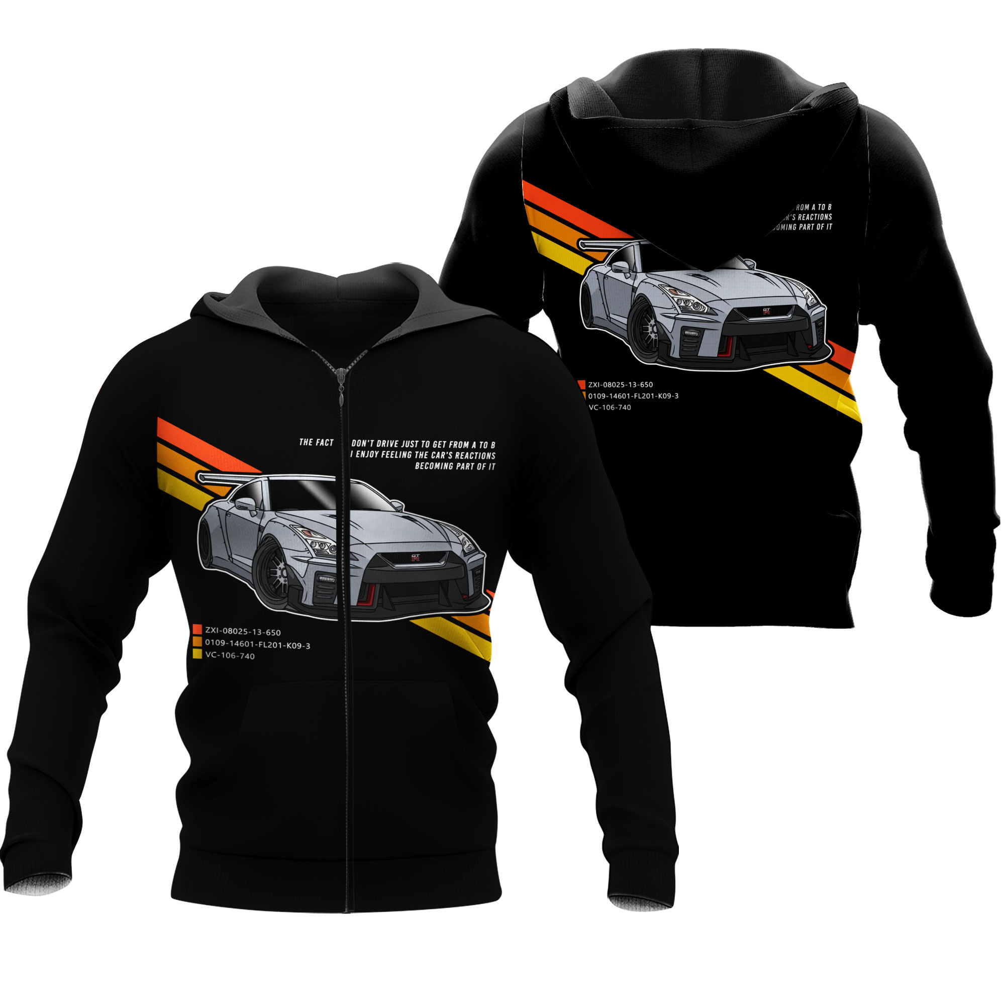 Nissan Gtr Classic 3D Over Printed