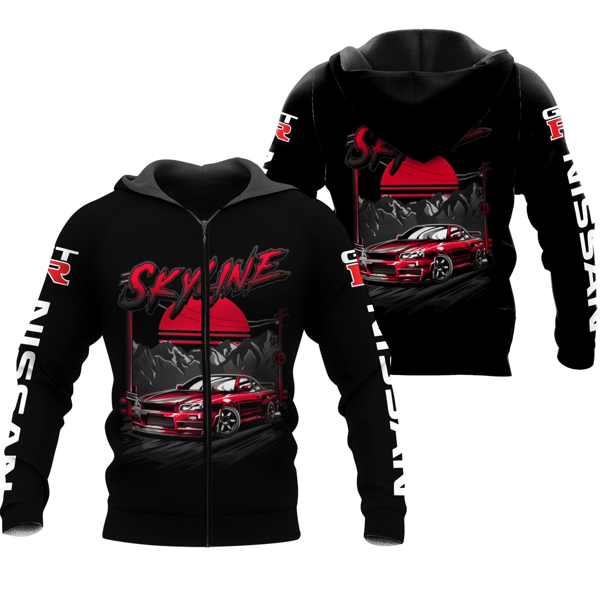 Nissan Gtr Classic 3D Over Printed