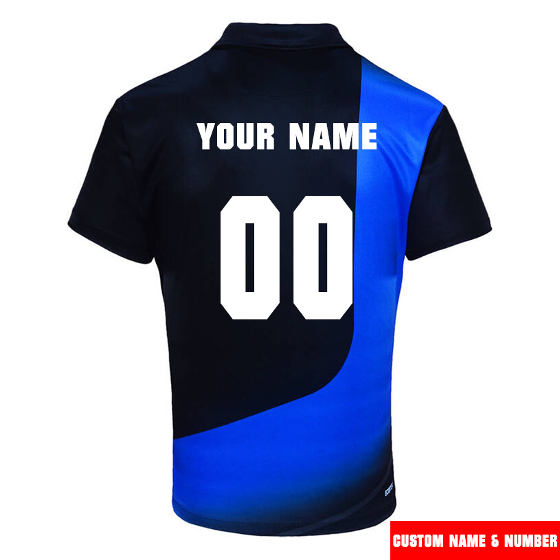 NORTH QUEENSLAND COWBOYS BLACK & ELECTRIC BLUE POLO LIMITED