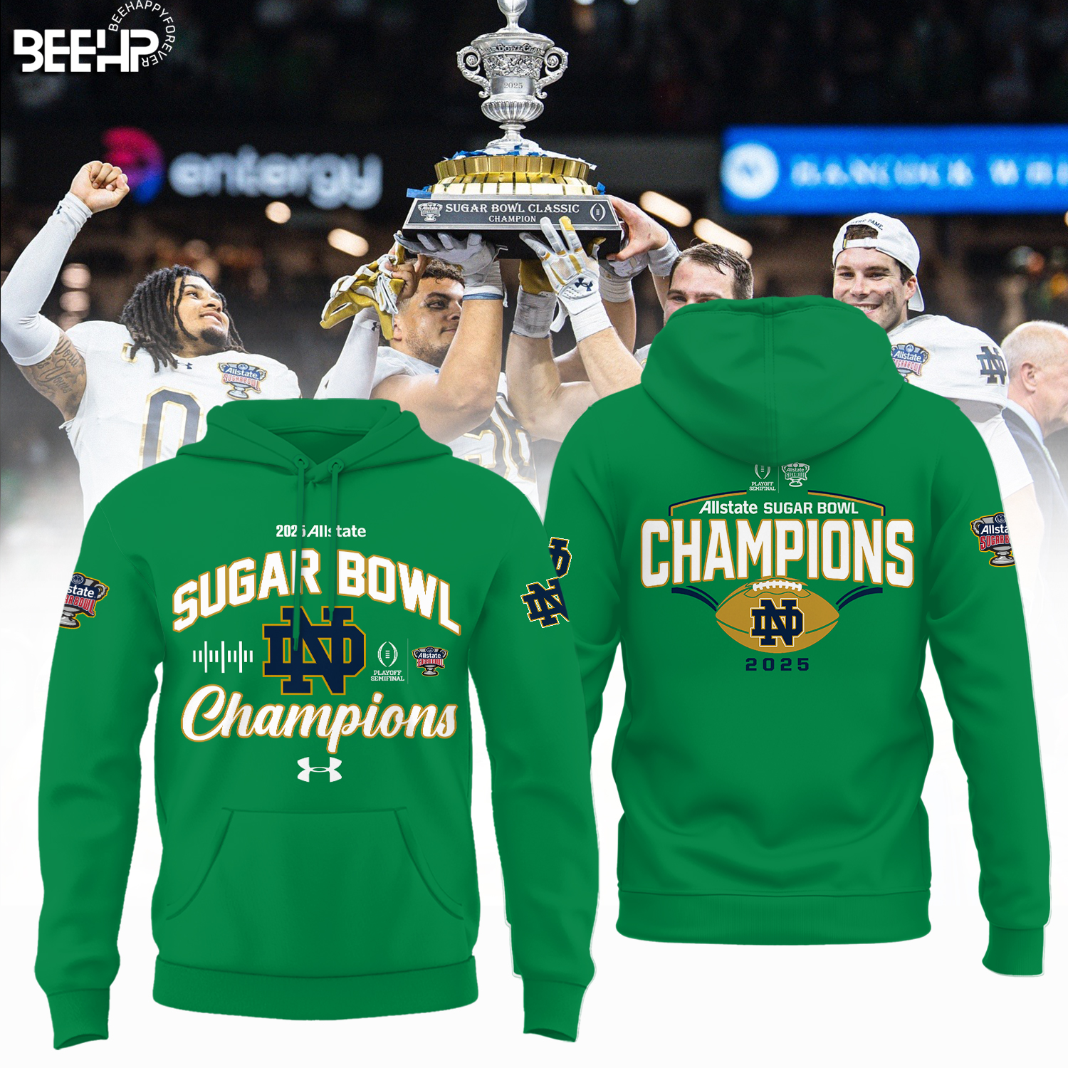 Notre Dame Fighting Irish College Football Playoff 2025 Sugar Bowl Champions Shirt