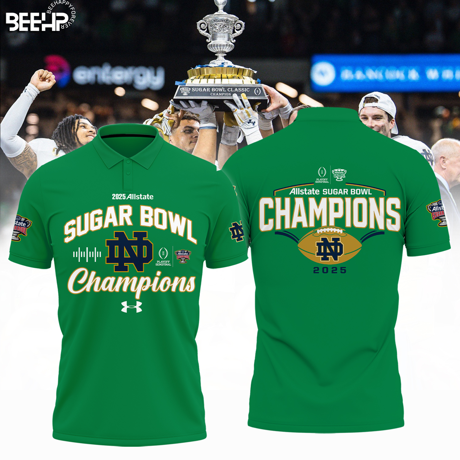 Notre Dame Fighting Irish College Football Playoff 2025 Sugar Bowl Champions Shirt