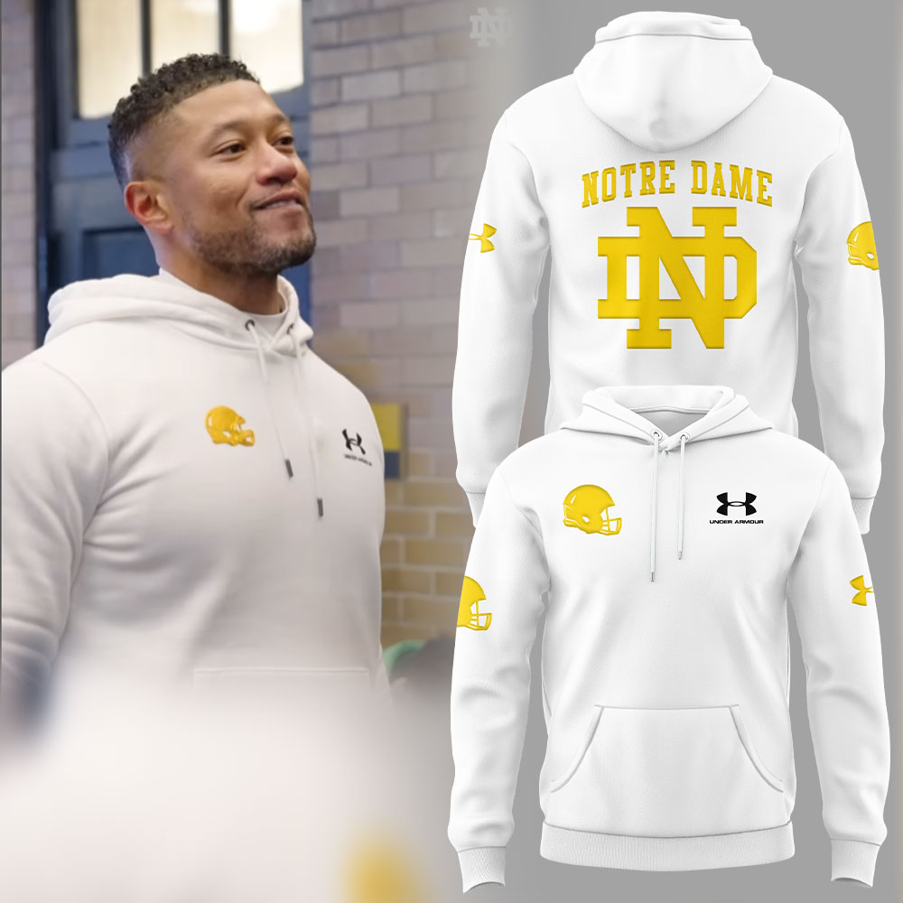 Notre Dame Football Coach Marcus Freeman Hoodie Set New+NT21122426ID10DS11