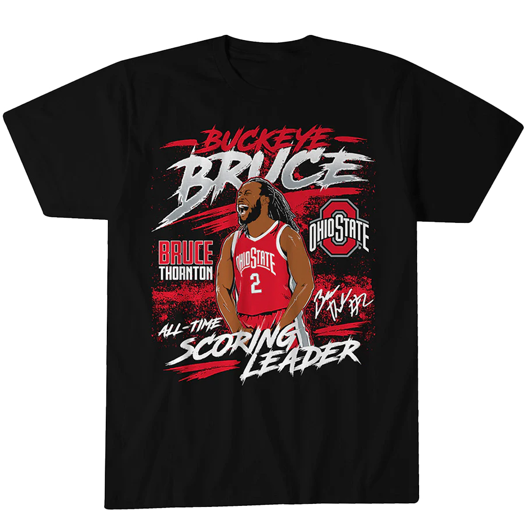 Ohio State Basketball Bruce Thornton All-Time Leading Scorer T-Shirt