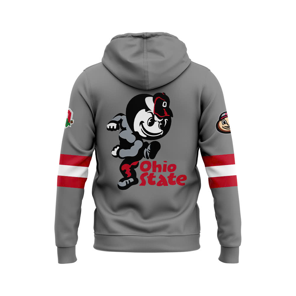 Ohio State Buckeyes Gray Game Hoodie