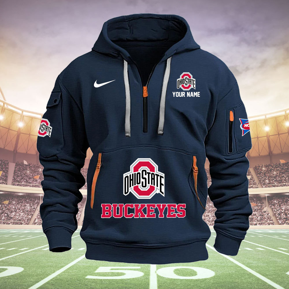 Ohio State Buckeyes Quarter Zip Hoodie