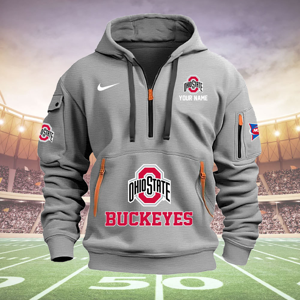 Ohio State Buckeyes Quarter Zip Hoodie
