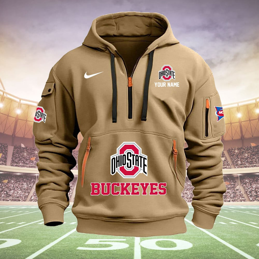 Ohio State Buckeyes Quarter Zip Hoodie