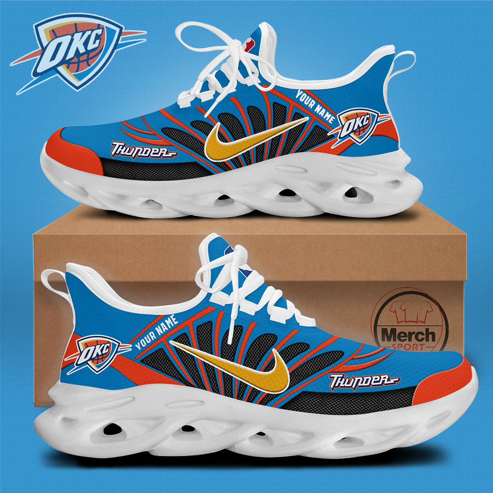 Oklahoma City Thunder Personalized Max Soul Shoes