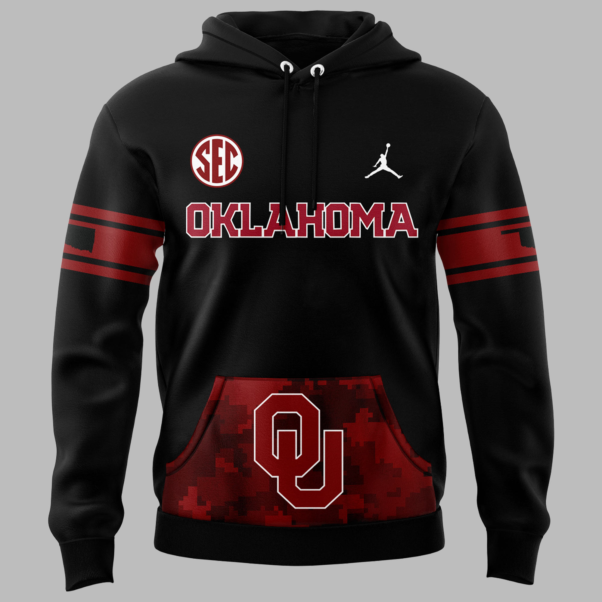 Oklahoma Football x Military Appreciation Day Premium Pullover Hoodie