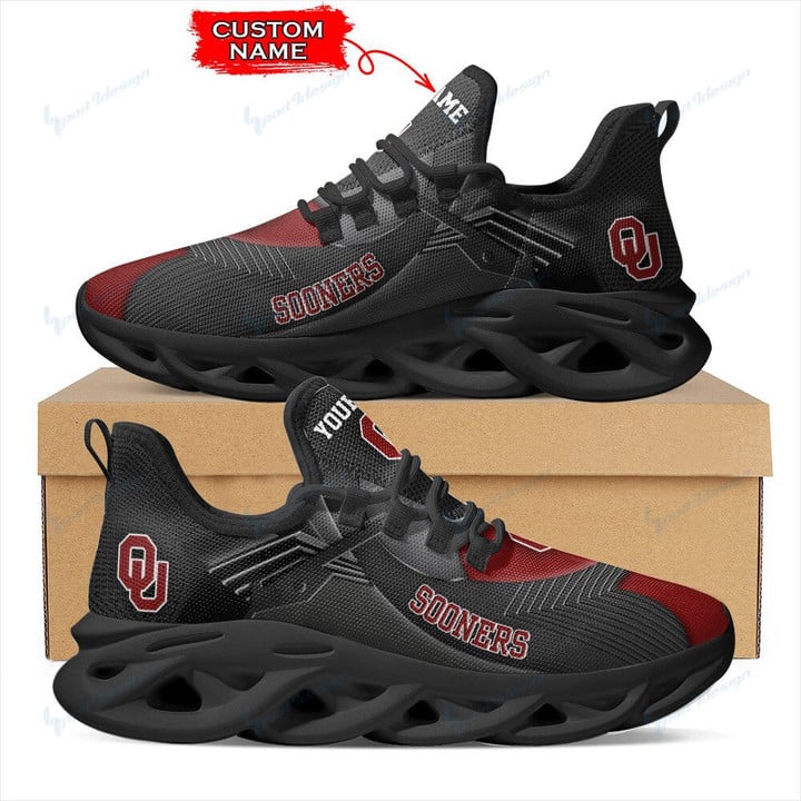 Oklahoma sooners personalized YZ running sneakers