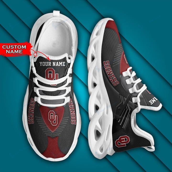 Oklahoma sooners personalized YZ running sneakers