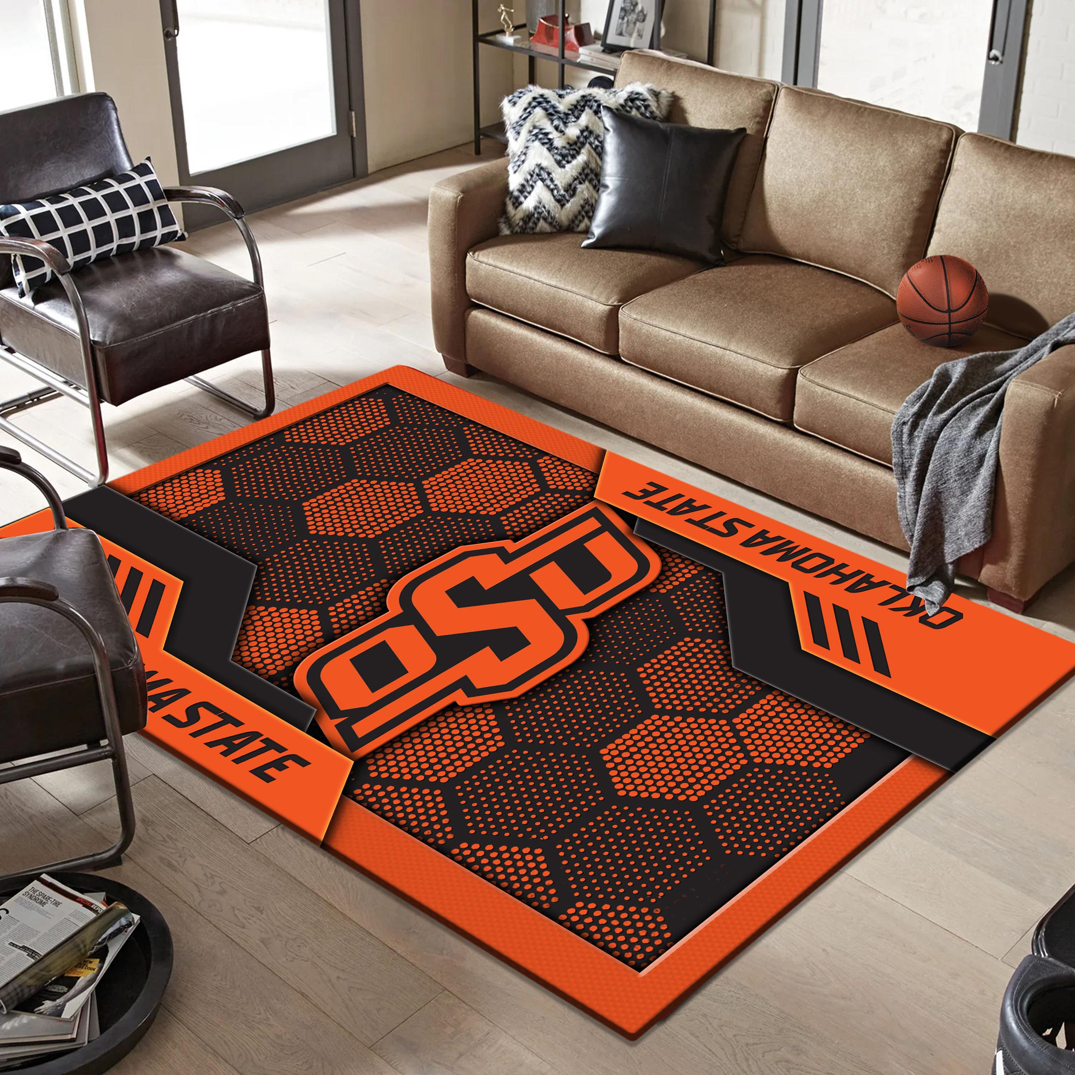 Oklahoma State Cowboys Area Rugs 3732