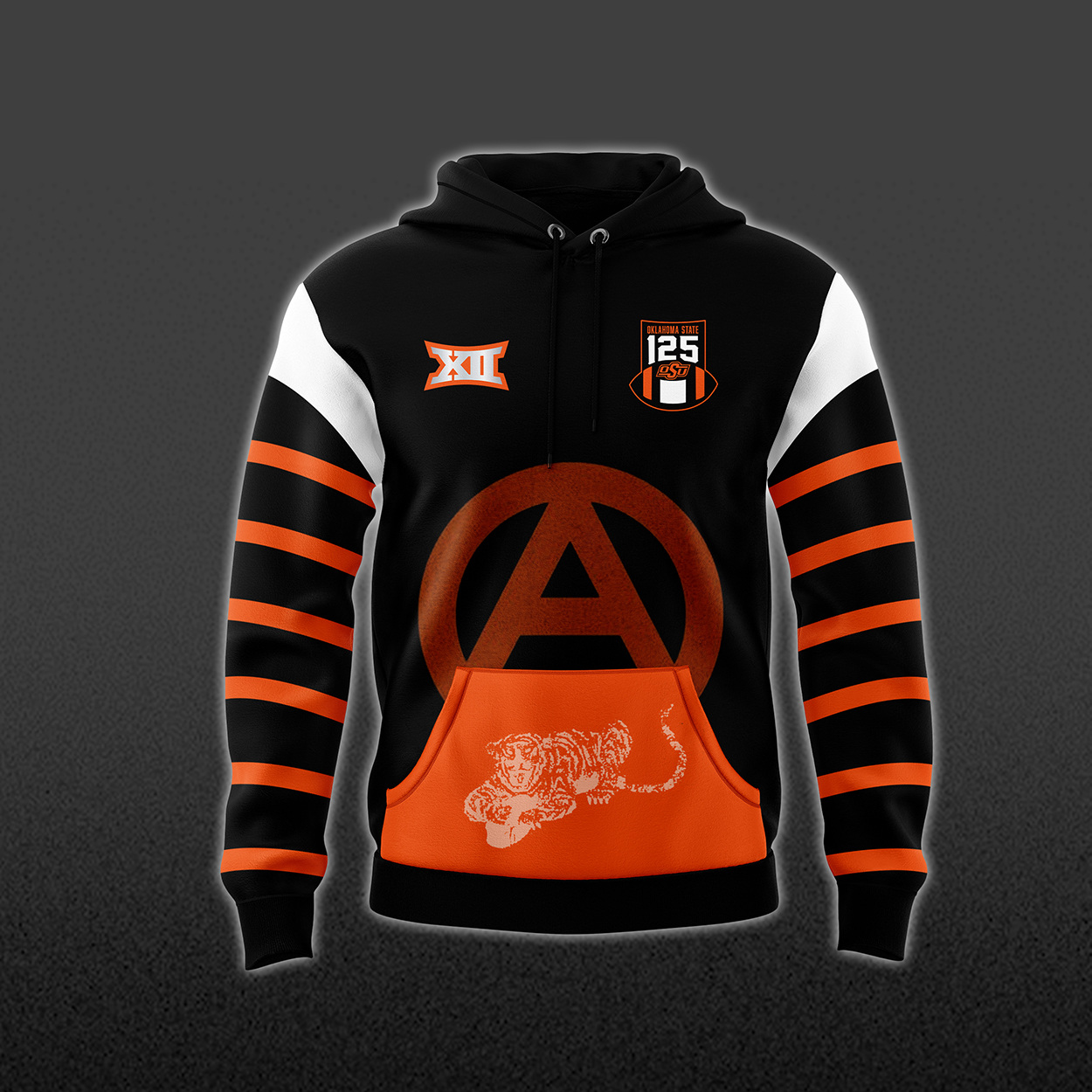 Oklahoma State Cowboys Throwback Pullover Hoodie