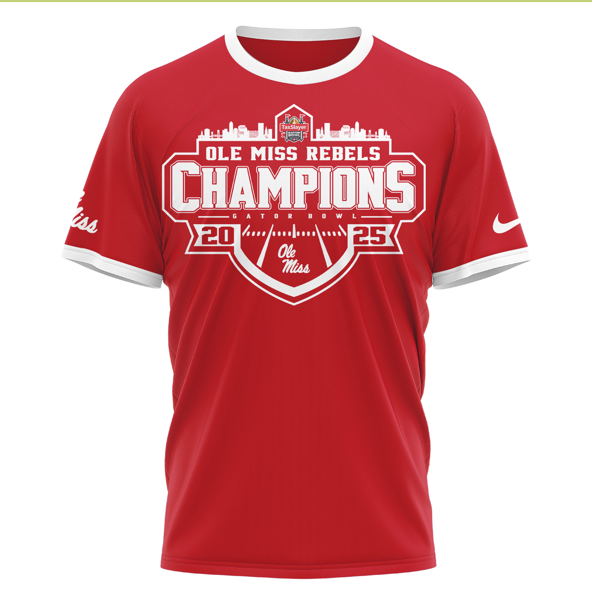 Ole Miss Football Gator Bowl Champions T-Shirt