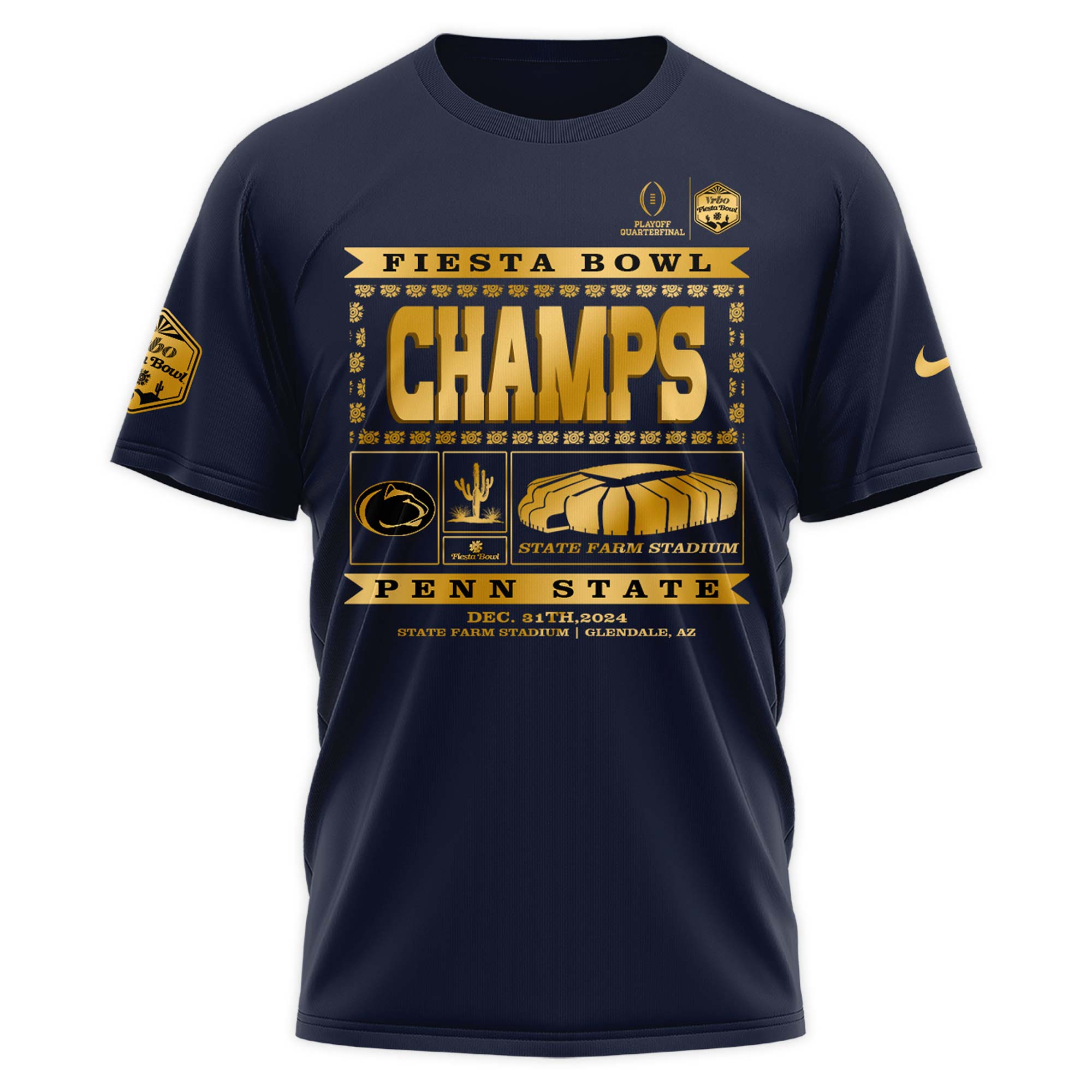 Penn State Nittany Lions x Fiesta Bowl Champions Tshirt v2