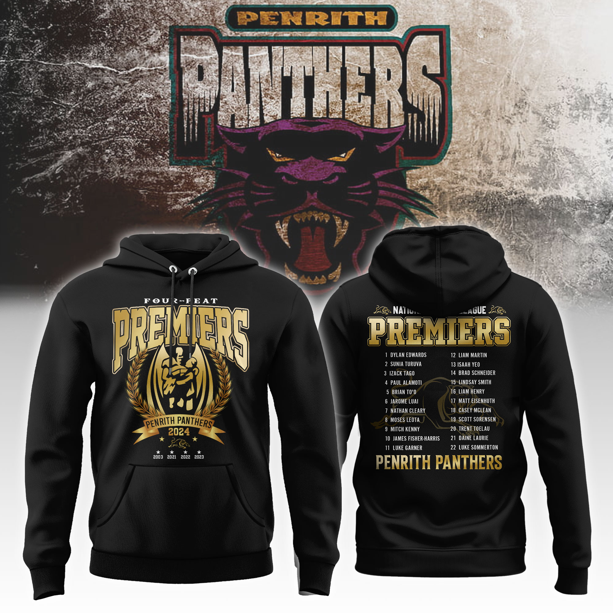 Penrith Panthers Premiers Tshirt Version 3
