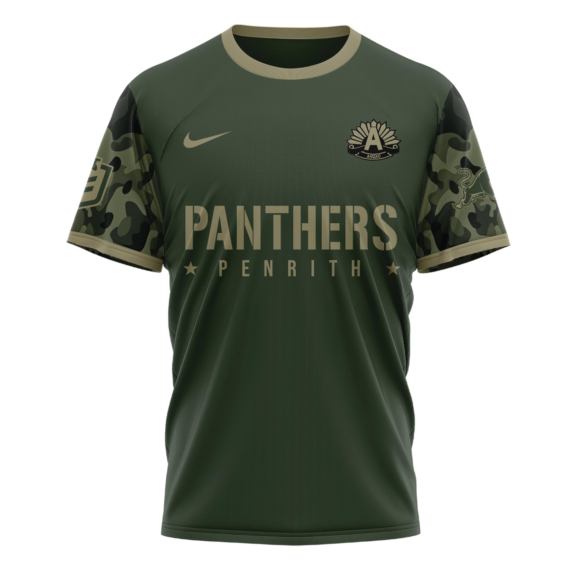 Penrith Panthers x Anzac Day Tshirt 2025