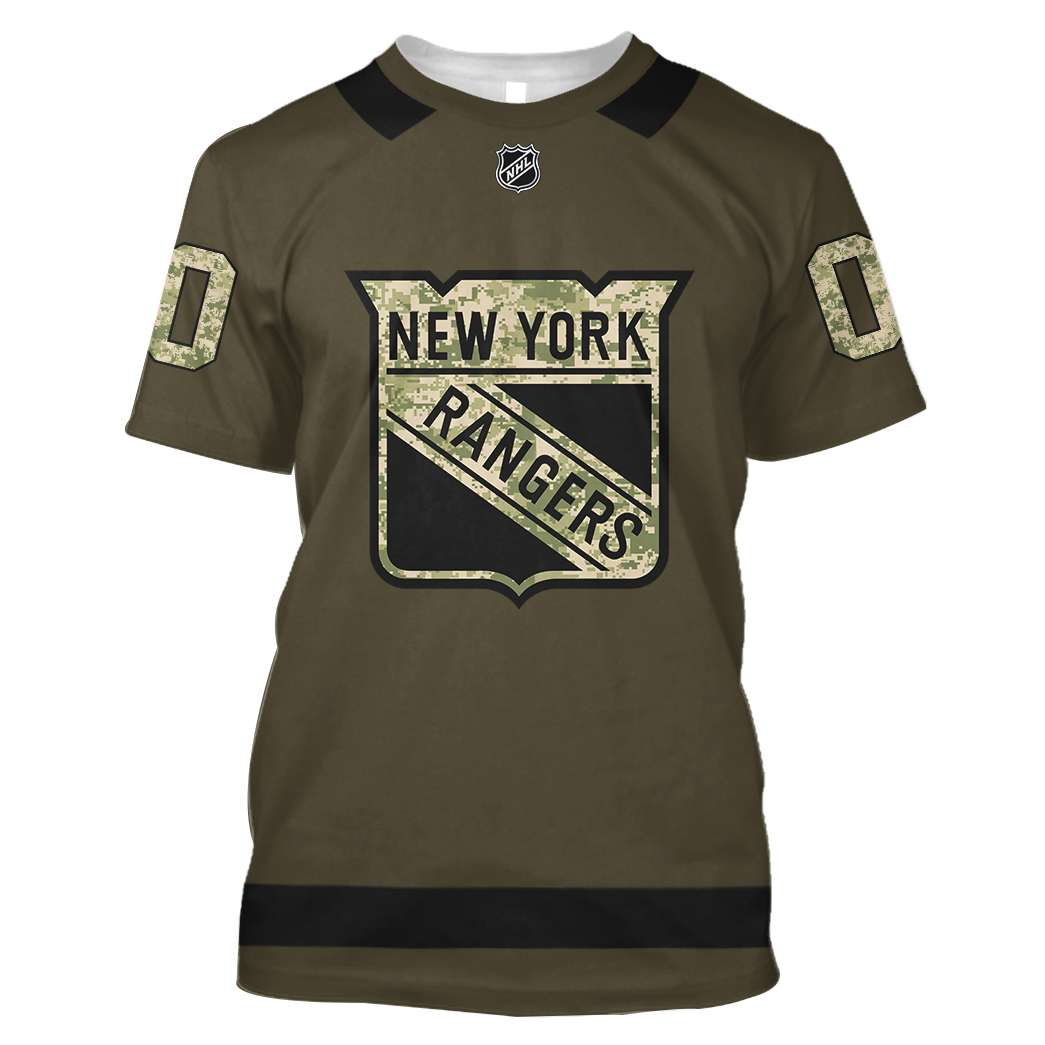 Personalized New York Rangers 3D Pullover Hoodie