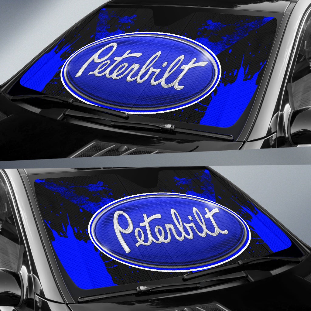 Peterbilt Windshield Sun Shade Blue