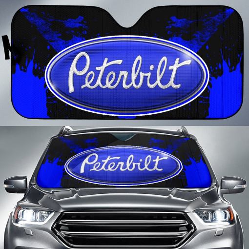 Peterbilt Windshield Sun Shade Blue