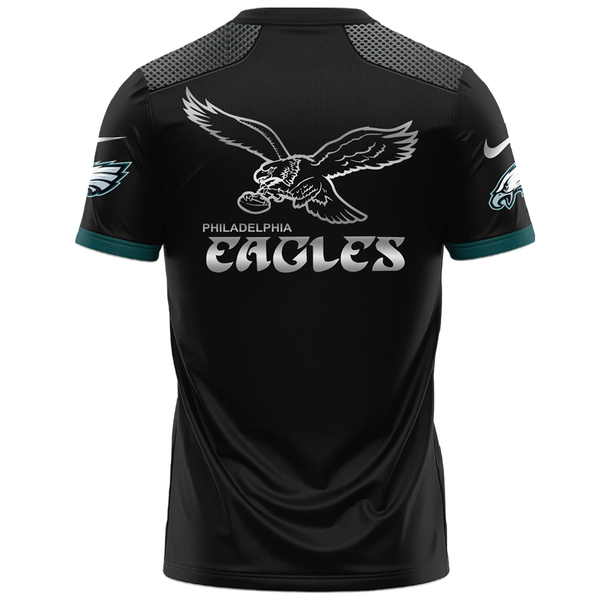 Philadelphia Eagles Carbon Black Fashion Game TShirts 2025