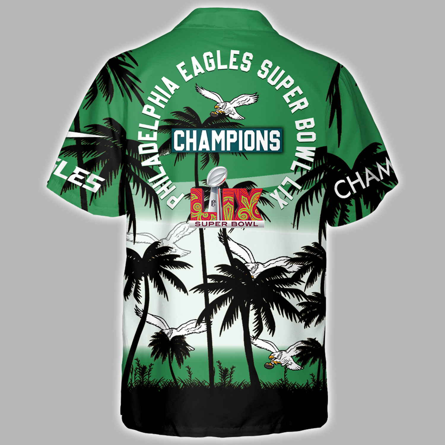 Philadelphia Eagles CHAMPIONS SUPER BOWL LIX Hawaiian Shirt