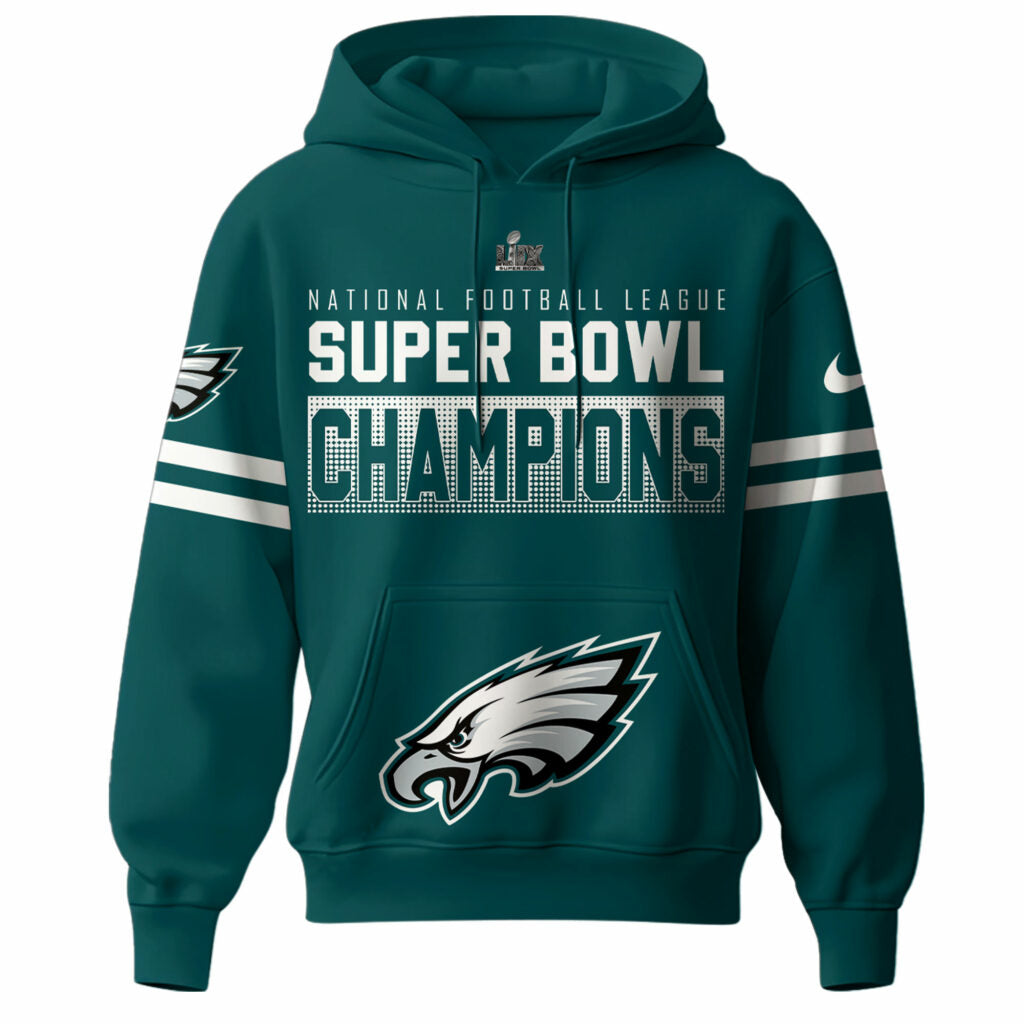 Philadelphia Eagles CHAMPIONS SUPER BOWL LIX Hoodie