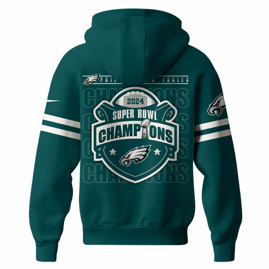Philadelphia Eagles CHAMPIONS SUPER BOWL LIX Hoodie