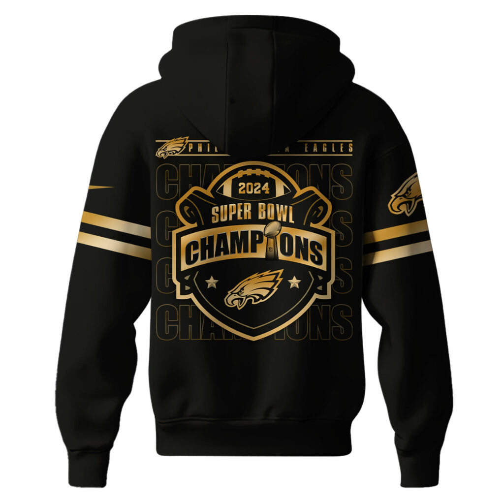 Philadelphia Eagles CHAMPIONS SUPER BOWL LIX Hoodie