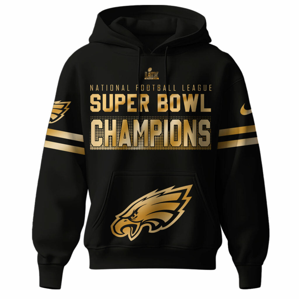 Philadelphia Eagles CHAMPIONS SUPER BOWL LIX Hoodie