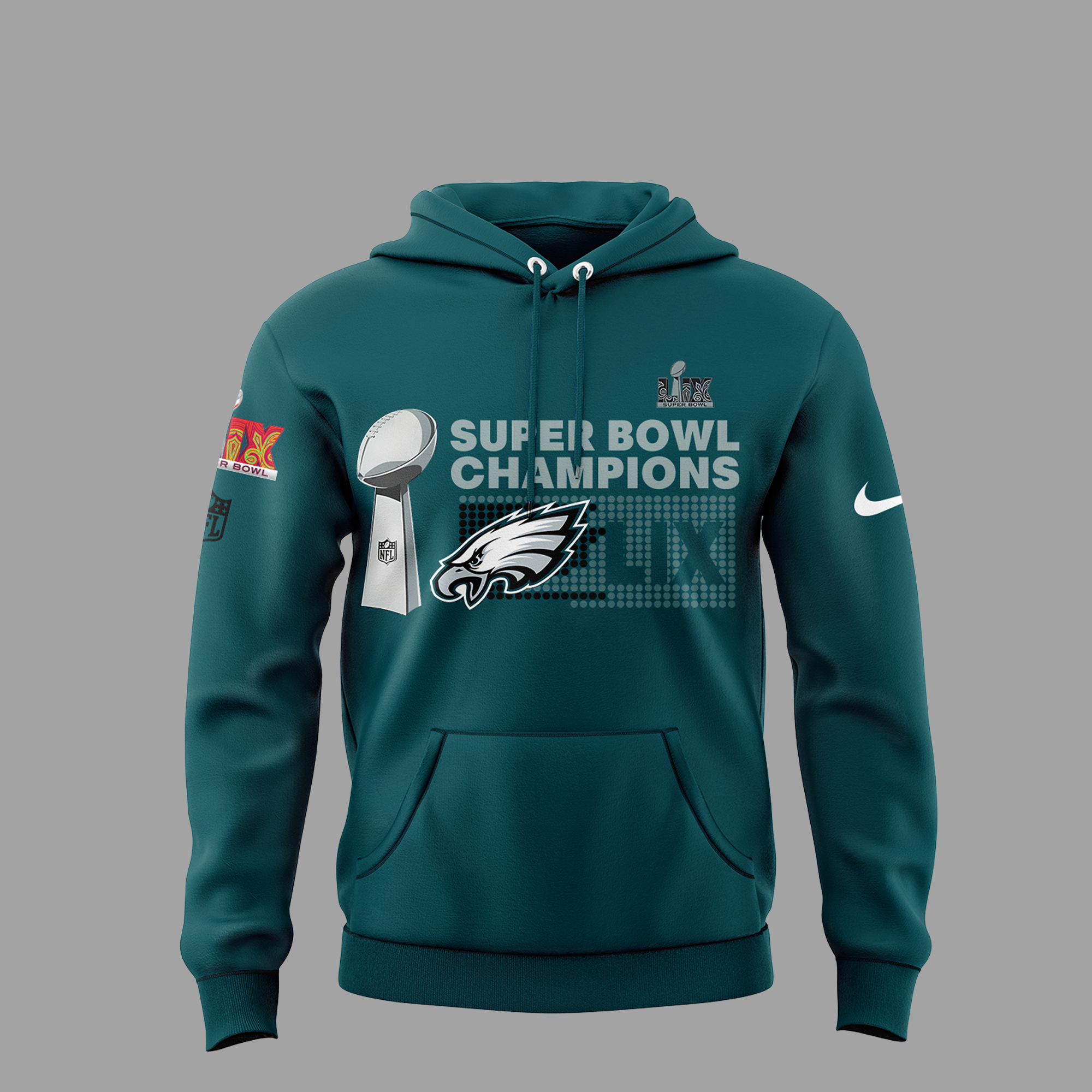Philadelphia Eagles CHAMPIONS SUPER BOWL LIX Hoodie