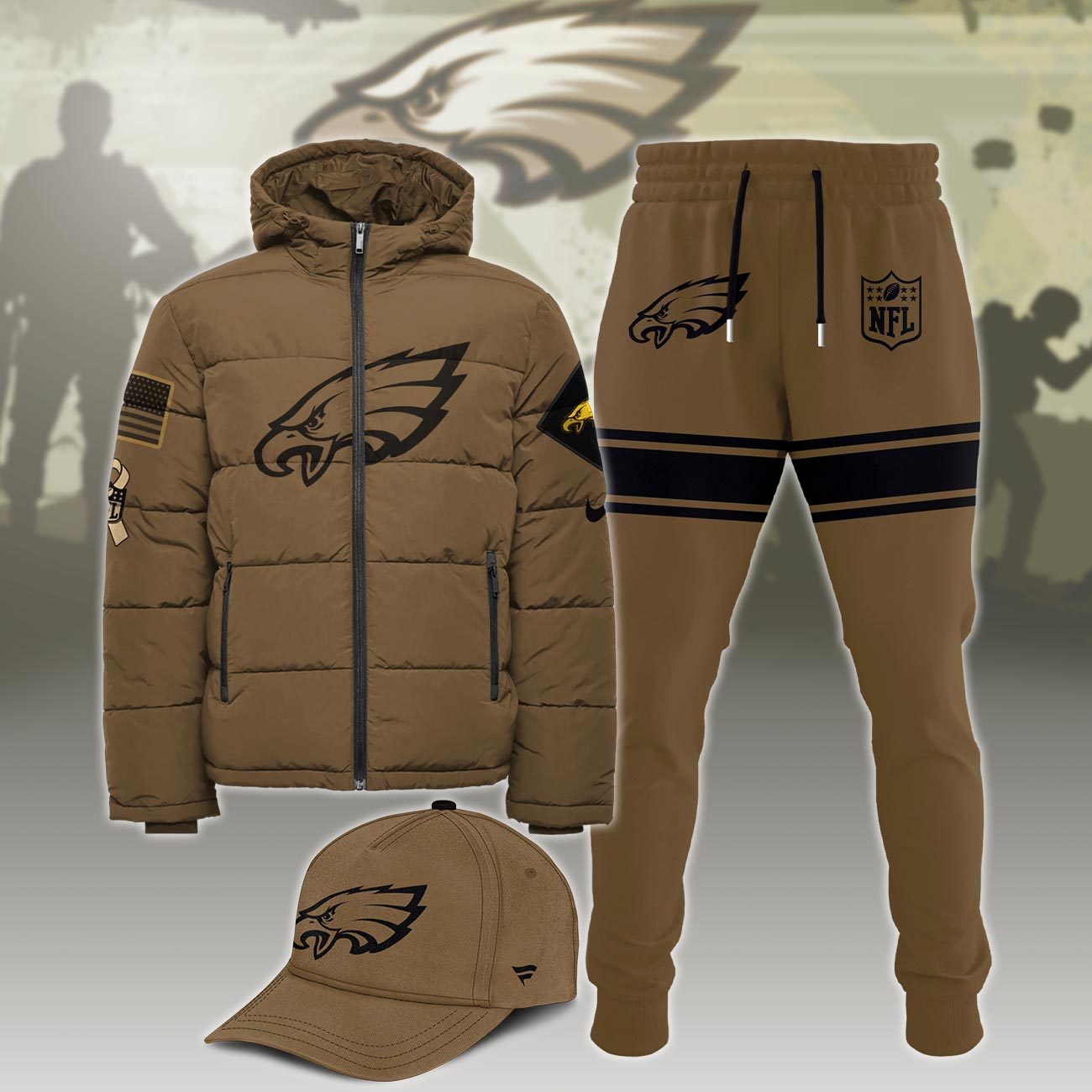 Philadelphia Eagles Down Jacket Limited 01